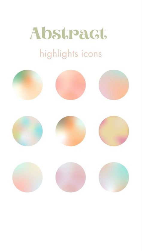 Instagram Highlight Pictures, Aura Story Highlight, Cute Insta Highlight Covers Aesthetic, Ig Story Highlights Cover Aura, Aura Highlight Covers Instagram, Aura Highlight Cover, Insta Highlight Cover Colorful, Gradient Instagram Highlight Icons, Aura Instagram Highlights