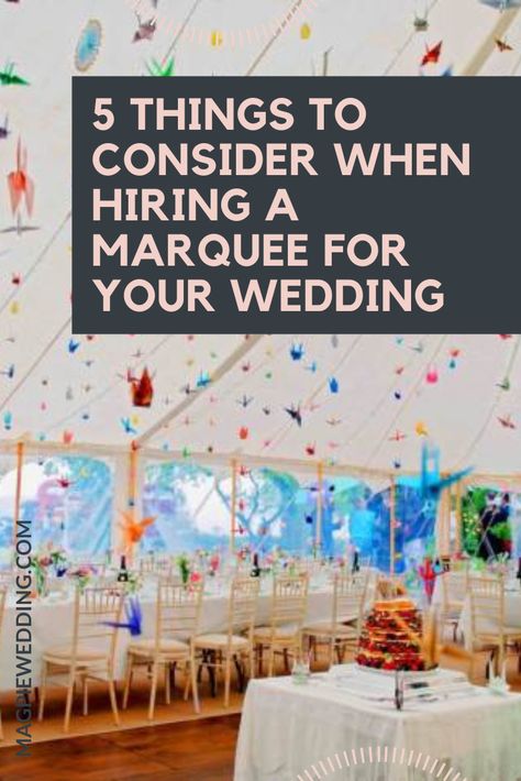 5 things to consider when hiring a marquee for your wedding #magpiewedding Wedding Marquee Decoration, Wedding Marquee Ideas, Marquee Wedding Decoration, Marquee Decoration, Marquee Tent, Wedding Styling Ideas, Outside Catering, Wedding Marquee, Marquee Hire