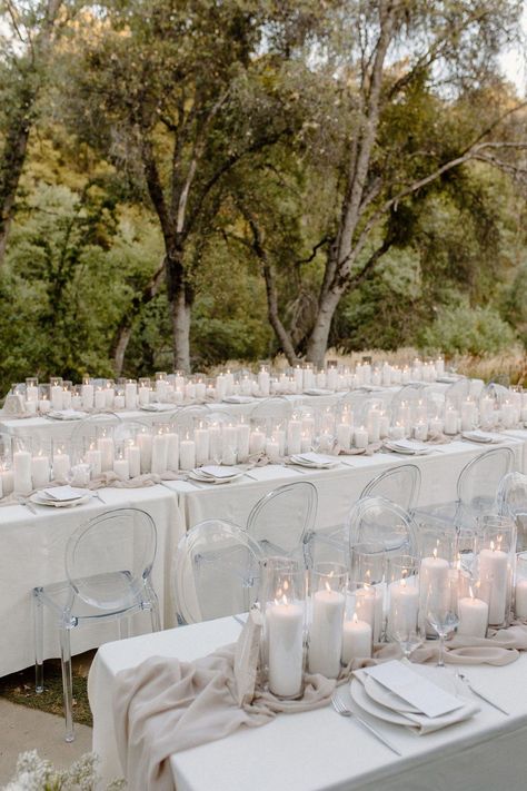 Candle Lit Table Wedding, Destination Intimate Wedding, Tuscany Wedding Centerpieces, Modern Micro Wedding, Modern Contemporary Wedding Decor, Neutral Wedding Reception Decor, Minimal Chic Wedding Decor, Magical Wedding Reception, Backyard Wedding Tablescape