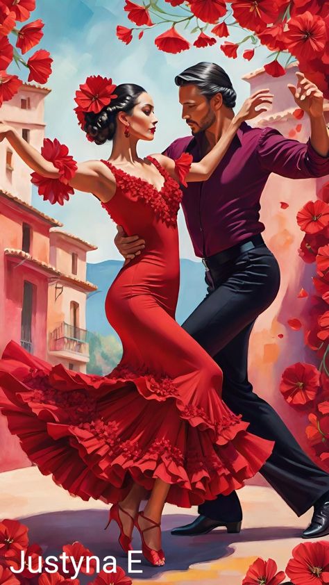 Jumpsuit Outfit Ideas, Ballroom Dance Photography, Spanish Dance, Dancer Photography, Tango Dancers, Spanish Dancer, Flamenco Dancer, Ballroom Costumes, Dancing Drawings