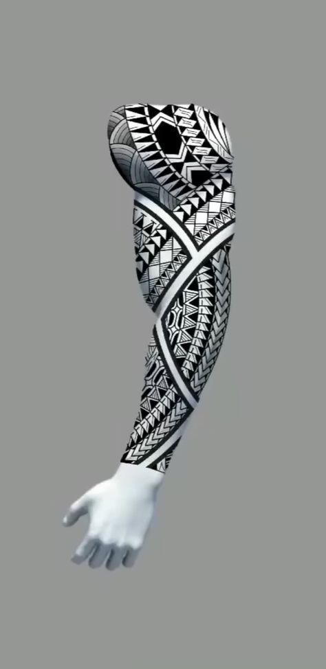 Tribal Polynesian Tattoo Designs Men, Sleeve Polynesian Tattoo, Polynesian Forearm Tattoo, Tattoo Designs Sleeve, Voll Arm-tattoos, Polynesian Tattoo Sleeve, Tattoo Fairy, Tato Maori, Polynesian Tattoos Women