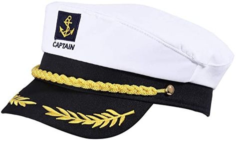 Captain's Hat, Captain Costume, Captain Cap, Navy Costume, Sailor Cap, Navy Cap, Navy Hats, Sailor Hat, Nautical Party