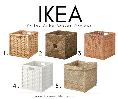 (paid link) Then we think you might prefer the way Designs created this cubby shelf and inserts bed frame from a pastel shelving unit that matches the room! Kallax Ikea Ideas For Kids, Toy Organization Living Room, Ikea Cube, Ikea Storage Cubes, Cube Basket, Ikea Cubes, Organize Toys, Closet Ikea, Ikea Kallax Shelf