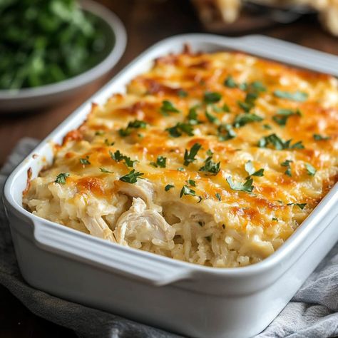 Angel Chicken and Rice Casserole - Insanely Good Heavenly Chicken And Rice Casserole, Angel Chicken And Rice, Angel Chicken And Rice Casserole, Cheesy Angel Chicken And Rice Casserole, Cheesy Angel Chicken And Rice, Angel Chicken Rice, What To Do With Leftover Rice, Cheesy Chicken And Rice Casserole, Angel Chicken