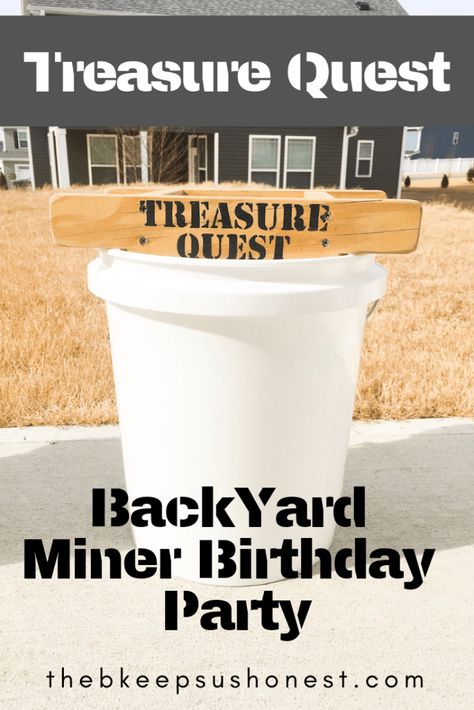 Mining Birthday Party, Mining Party, Backyard Birthday Party, Apex North Carolina, Themed Snacks, Birthday Package, Backyard Birthday Parties, Yard Party, Backyard Birthday