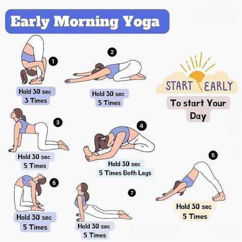 Early Morning Stretches, Workout In The Morning, Easy Morning Workout, Movement Workout, Early Morning Yoga, Yoga Diet, Yoga Routine For Beginners, Morning Stretches, Online Yoga Classes