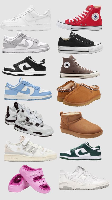 Shoes Inspo 2023, Basic Shoes For Teens, Nike Shoes To Buy, Shoes Every Girl Should Have, Shoes To Ask For Christmas, Shoes Inspo Trendy, Basic Shoes To Have, Shoes To Get For Christmas, Shoes You Need