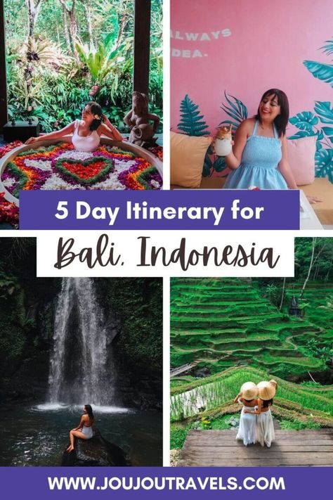 Bali 5 Day Itinerary, Trip To Bali, Bali Itinerary, Gili Island, Solo Female Travel, Bali Travel, Booking Hotel, Travel Instagram, Short Trip