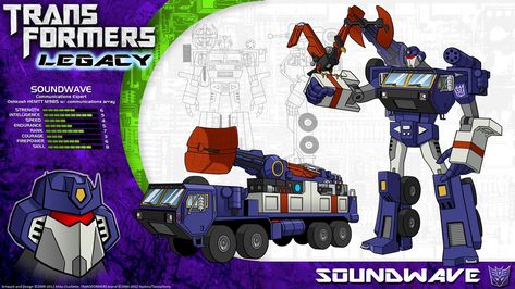 Transformers Legacy: Soundwave by CyRaptor Transformers Reference, Decepticon Logo, Transformers Legacy, Communication Logo, Transformers Decepticons, Transformers Design, Rescue Bots, Modular Unit, Reference Art