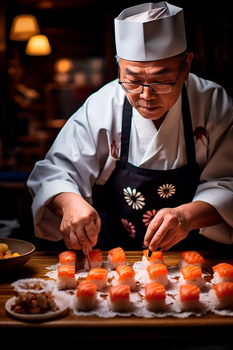 Meet Kazuki, a sushi virtuoso whose hands craft not just dishes, but edible art. In the heart of a traditional Japanese haven, his precision transforms seafood into a vibrant dance of flavors and colors. 🎨🍱 Let his mastery awaken your senses. Explore more culinary marvels and hit that Follow button to savor moments of gastronomic delight! 📸🍣 #SushiArtistry #CulinaryCraft #TasteTheTradition Dive into the exquisite world of flavor with a tap below and join us – follow now! 🍽️📌 Hands Craft, Sushi Master, Sushi Chef, Japanese Sushi, Inspiring Stories, Follow Button, Edible Art, Traditional Japanese, Inspirational Story