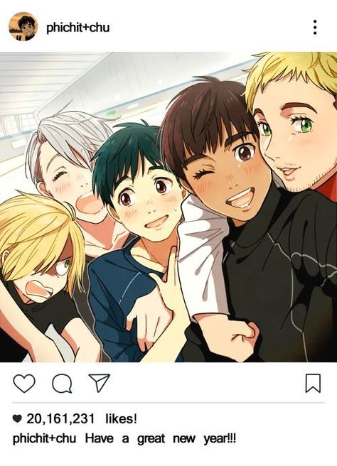 Phichit is actually the best. HE’S HAMSTER BOY!! Yuri On Ice Instagram, Phichit Chulanont, Ice Images, Love On Ice, Images Of, Katsuki Yuri, Victor Nikiforov, Yuri Katsuki, Tous Les Anime