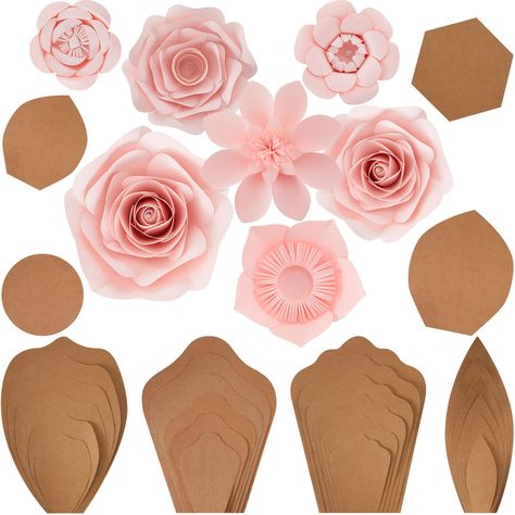 PRICES MAY VARY. Abundant to Use and Share: you will receive 28 pieces of paper flower templates totally, including 24 pieces of petal templates in 4 shapes, 6 pieces each shape in 6 different sizes, 2 piece of bottom templates in round and hexagon shapes respectively, and 2 pieces of leaf templates in 2 sizes, enough for you to DIY different paper flowers or share with others DIY Various Flowers: the paper flower templates kit has 4 different shapes in 6 different sizes of petal design, allowin Flowers Template, Diy Wedding Arch, Shower Photography, Baby Shower Photography, Paper Flower Decor, Paper Flower Crafts, Leaf Template, Paper Flower Template, How To Make Paper Flowers