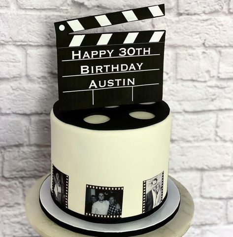 Movie Cake Ideas, Pretty Woman Movie, Movie Cake, Film Cake, Whipped Cream Cakes, 10 Birthday Cake, Movie Cakes, Movie Birthday, Mini Cakes Birthday