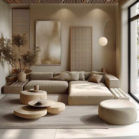 These Japandi Living Room Ideas Will Make You Want to Marie Kondo Your Whole House Modern Clean Living Room, Japandi Style Living Room, Living Room Japandi, Clean Living Room, Wabi Sabi Living Room, Japandi Living Room Design, Style A Scarf, Japandi House, Clean Living Rooms