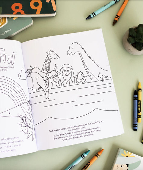 Looking for new ways to share the gospel with your kids? We created this kid’s coloring book, Our Great God, as a creative and helpful tool for sharing the truths found in God’s Word with even your littlest theologians. Daily Grace, Stocking Stuffers For Kids, Gods Promises, The Covenant, Knowing God, S Word, Cool Tools, Love Him, Coloring Books