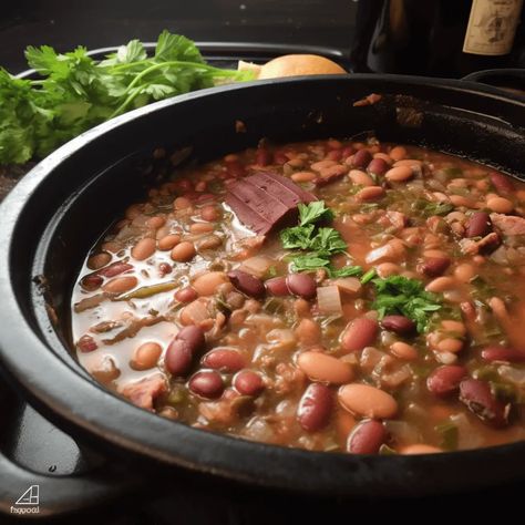 Ham Hock Recipes, Pinto Bean Soup, Beans And Cornbread, Ham Hocks, Southern Comfort Food, Ham Hock, Salt Pork, Pork Bacon, Southern Cuisine