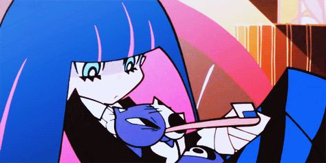 https://i.kym-cdn.com/photos/images/original/000/775/217/c1a.gif 12 Principles Of Animation, Stocking Anarchy, Discord Gif, Panty And Stocking Anime, Principles Of Animation, Panty Stocking, Boring Life, Cyberpunk Aesthetic, 8 Bits