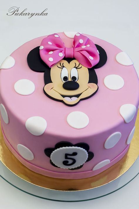 Minnie Mouse Cake Decorations, Minnie Mouse Fondant, Mini Mouse Birthday Cake, Topper Minnie Mouse, Fnaf Cake, Mouse Cake Topper, Minnie Mouse Cake Topper, Minnie Mouse Birthday Cakes, Bolo Minnie