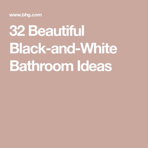 32 Beautiful Black-and-White Bathroom Ideas White Bathroom With Black Faucets, Wall Color For Black And White Bathroom, Small Bathroom Ideas Black And White, Black And White Small Bathroom Ideas, Small Bathroom Black And White, Small Black And White Bathroom Ideas, Vintage Chic Bathroom, White Bathroom Paint Colors, Vintage Black And White Bathroom