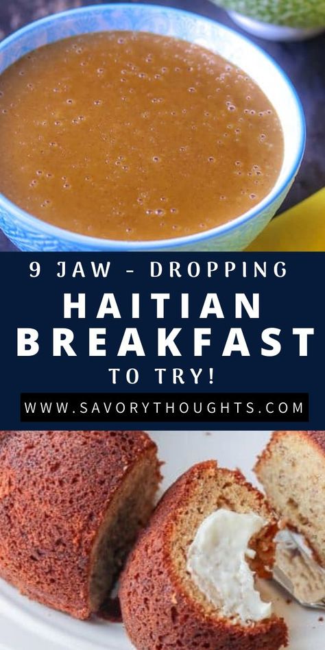 If you can actually make Haitian breakfast as fast as you can eat them, then you must try these super breakfast recipes. We've gathered 9 sensational, jaw-dropping ways to add wholesome, delicious, and scrumptious Haitian breakfast meals to the table every morning. #savorythoughts #haitianrecipes #haitianbreakfast #haitianfood #haitian #haiti #food #haitianfood savorythoughts.com Haitian Breakfast, Leftover Turkey Sandwich Recipes, Super Breakfast, Turkey Egg, Vegan Thanksgiving Dinner, Egg Sandwich Recipe, South American Recipes, Turkey Breakfast, Breakfast Sandwich Recipes