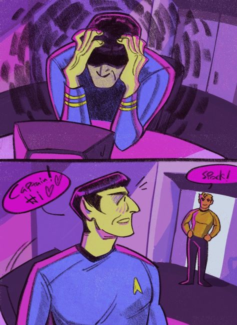 Fanfiction Fanart, Stark Trek, Star Trek Data, Fandom Star Trek, Star Trek Reboot, Spock And Kirk, Star Trek Funny, Star Trek Characters, Star Trek Art