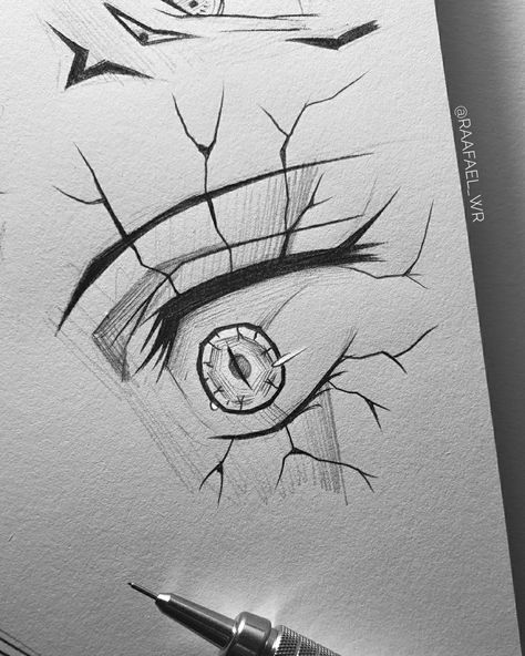 [𝑺𝒂𝒗𝒆 & 𝑭𝒐𝒍𝒍𝒐𝒘]~♡´･ᴗ･`♡ Anime Demon Sketch, Scary Eyes Drawing Anime, Demonslayer Drawing Sketches, Demon Eye Drawing, Eye Sketch Aesthetic, Anime Eye Sketch, Demon Eyes Drawing, Creepy Sketches Easy, Creepy Sketch Ideas