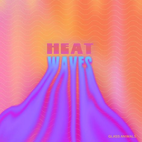 Heatwave Aesthetic, Heatwaves Aesthetic, Heat Waves Aesthetic, Visual Escapism, App Organization, Waves Artwork, Purple Aesthetics, Animals Aesthetic, Album Artwork Cover Art