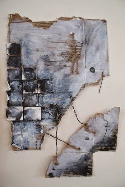 Piece Of Paper, Cardboard Art, Collage Art Mixed Media, Encaustic Art, A Level Art, Piece Of Art, Corrugated Cardboard, Art Textile, Art Plastique