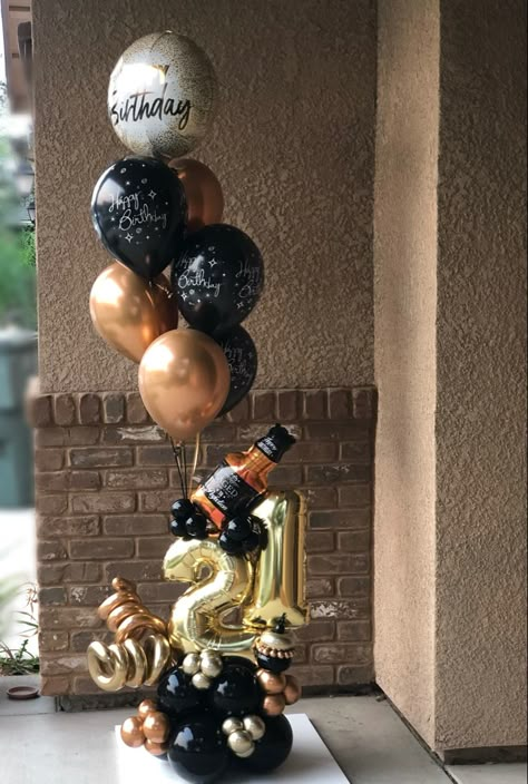 Men Balloon Bouquet, Balloon Arrangements For Men, 40th Birthday Balloons For Men, Man Balloon Bouquet, 21 Balloons, 30th Birthday Balloons, Happy 34th Birthday, 40th Birthday Balloons, 50th Birthday Balloons