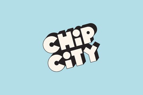 Chip City on Behance Chips Brands, City Logo, Cookie Business, Brand Identity Design, Brochure Design, Branding Design Logo, Identity Design, Art Studios, Graphic Design Illustration