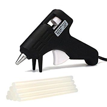 Mini Hot Glue Gun Kit-SBDX 20 Watt Hot Melt Glue Gun with 10 Pieces Transparent Melt Glue Sticks for DIY Small Craft and Quick Repairs in Home & Office,Black Review Closet Organisation, Home Office Black, Pretty School Supplies, Craft Supply Storage, Stationery Obsession, Bic Pens, Cardboard Crafts Diy, In Home Office, Birthday Wishes For Daughter