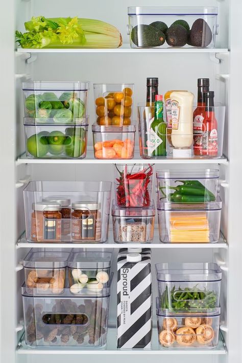 Virgo Lifestyle, Fridge Organisation, Pasta Storage, Healthy Fridge, Vegetable Rack, Clear Storage Bins, House Storage, 1st House, Fridge Organisers