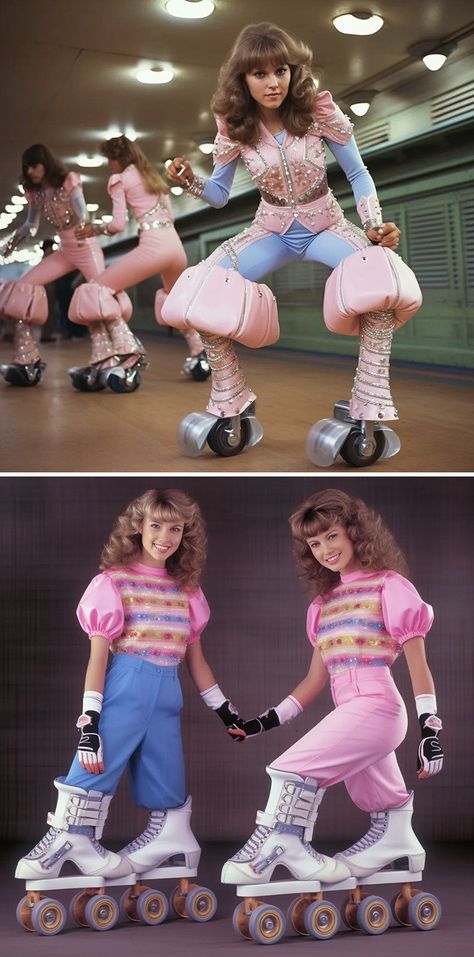 70s Roller Skating Outfits, 80s Roller Skating Outfit, Skating Photoshoot, Being Passive Aggressive, Roller Skating Pictures, Roller Skates Fashion, Petty People, Well Art, Skating Pictures