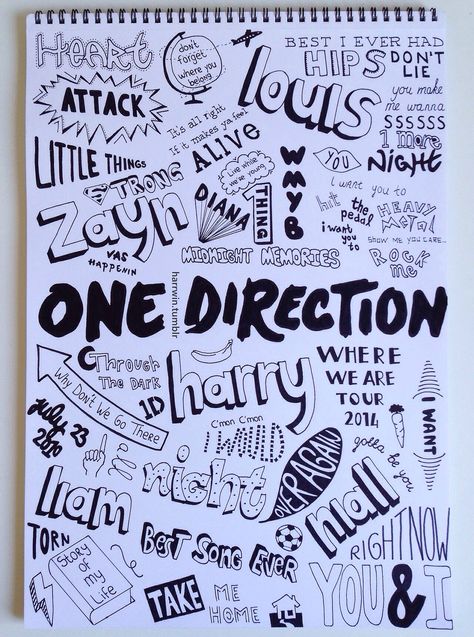 Fan Art - One Direction [1D lyrics] Lyric Drawings One Direction, 1 Direction Drawings, One Direction Aesthetic Drawings, One Direction Fan Art Drawings, Drawing One Direction, One Direction Doodle Art, One Direction Drawings Sketches, One Direction Sketches, One Direction Art Ideas