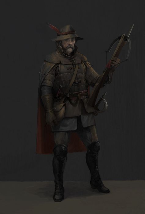 Medieval Hunter, Ranger Dnd, Mork Borg, Crimson Clover, Warhammer Fantasy Roleplay, Fantasy Inspo, Urban Fiction, Fantasy Role Playing, Van Helsing