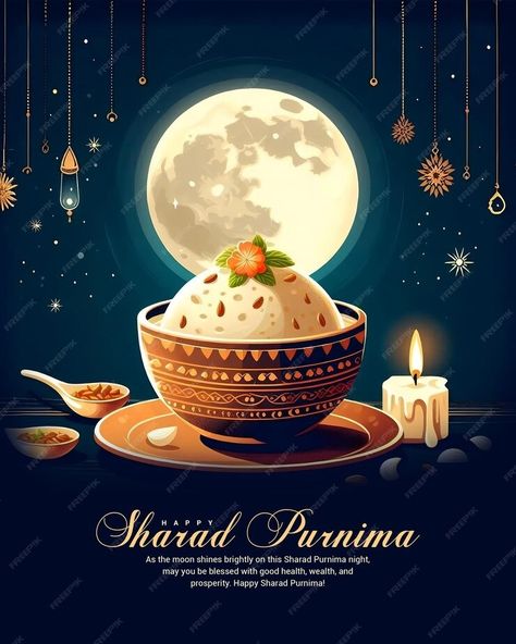 Happy Sharad Purnima with love and moon light social media post banner template | Premium AI-generated PSD Happy Sharad Purnima, Sharad Purnima, Love Moon, Logo Psd, Free Business Card Mockup, Moon Light, Event Food, Business Card Maker, Poster Maker