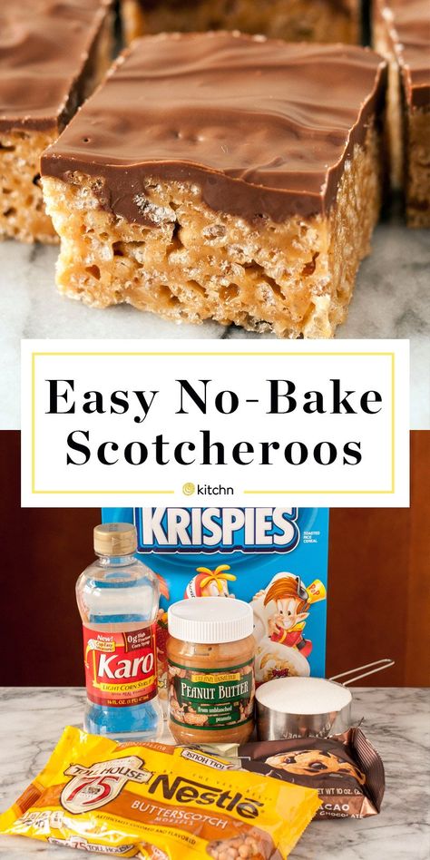 Peanut Butter Rice Crispy Treats, Party Rice, Scotcheroos Recipe, Krispie Treats Recipe, Special K, Chocolate And Peanut Butter, Butterscotch Chips, Rice Crispy Treats, Crispy Treats