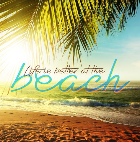 Life is better at the beach #CheapCaribbbean #Quote Beach Sayings, Gone To The Beach, Beach Is My Happy Place, Ocean Quotes, I Love The Beach, Photography Beach, Beach Please, Beach Quotes, Pacific Beach