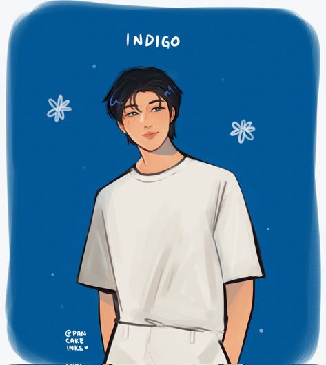 “Indigo: blues 💙 #btsfanart #RM #IndigoByRM” Aesthetic Profile Picture Cartoon Soft, Bts Namjoon, Bts Art, Bts Wallpaper Lyrics, Kpop Drawings, Korean Aesthetic, Sketch Inspiration, Doodle Art Designs, Art Station