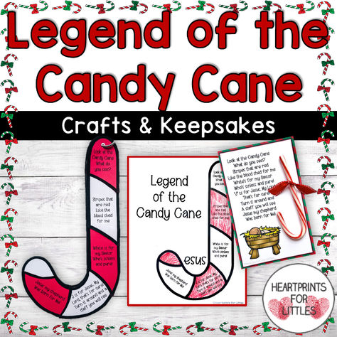 Celebrate the true reason for the Christmas season with your children by reading the classical book, The Legend of the Candy Cane by Lori Walburg. After reading the book, spend some time creating a keepsake with your children so they will never forget the real meaning behind the candy cane. Legend Of The Candy Cane Craft, Candy Cane Jesus Craft, Jesus Candy Cane, J Is For Jesus, Christmas School Crafts, Candy Cane Craft, Legend Of The Candy Cane, Candy Cane Poem, Candy Cane Legend