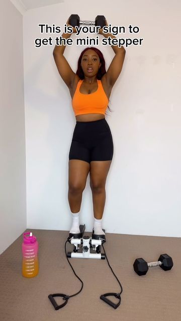 Mini Stepper Workout, Stepper Workout, Mini Stepper, The Gym, At Home Workouts, I Can, Gym, On Instagram, Black