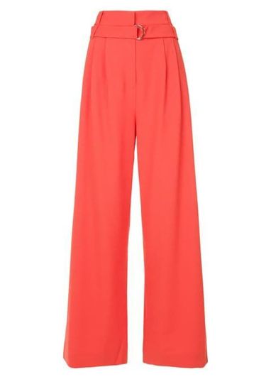 STYLECASTER | 21 Ways to Wear Pantone's Color of the Year, Living Coral Coral Pants Outfit, Coral Pants, Cheap Purses, Fall Handbags, Live Coral, Living Coral, Perfect Handbag, Quality Handbags, Color Of The Year