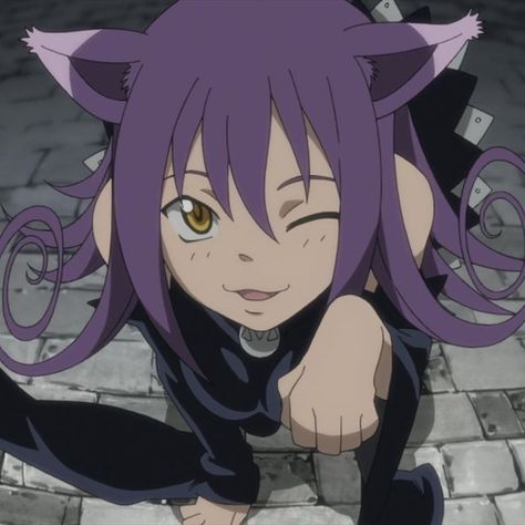 Soul Eater Blair, Japon Illustration, Art Manga, 5 Anime, Soul Eater, Anime Profile, Cute Profile Pictures, On The Ground, Cute Anime Pics