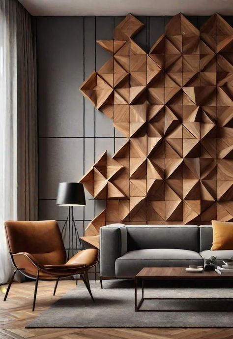 40 Breathtaking accent walls in living room Ideas 3 Wood Paneling Feature Wall, Feature Wall Art Ideas, Diy Wood Feature Wall, Wood Feature Wall Ideas, Wood Accents In Home, Wall Features Ideas Living Room, Modern Feature Wall Ideas, Accent Wall Ideas Dining Room, Wood Accent Wall Living Room