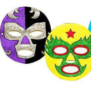 These Mexican Wrestling Masks are a fun craft for kids to get into the spirit of Cinco de Mayo. Mexican Independence Day Crafts, Wrestling Masks, Mexico Crafts, Mask Craft, Diy Paper Art, Mexican Independence, Mexican Wrestler, Mexican Wrestling, Fun Craft Ideas