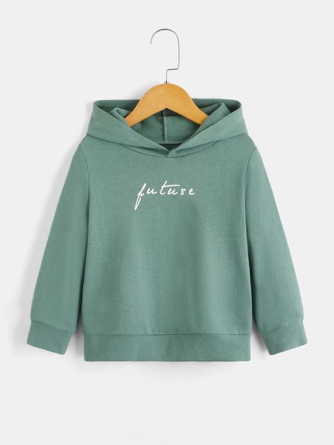 Mint Green Casual Collar Long Sleeve Cotton Letter Pullovers Embellished Slight Stretch  Toddler Boys Clothing Toddler Boys Sweatshirt, Blur Background Photography, Blur Background, Background Photography, Boys Sweatshirts, Toddler Hoodie, Toddler Boy Outfits, Boys Clothing, Graphic Hoodie