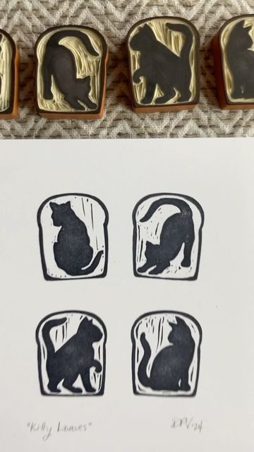 Stamp Doodle, Eraser Stamp Ideas, Lino Stamp, Linocut Eraser, Hand Carved Stamps Diy, Linoleum Print Ideas, Packaging Stamps, Eraser Stamp, Simple Wood Carving