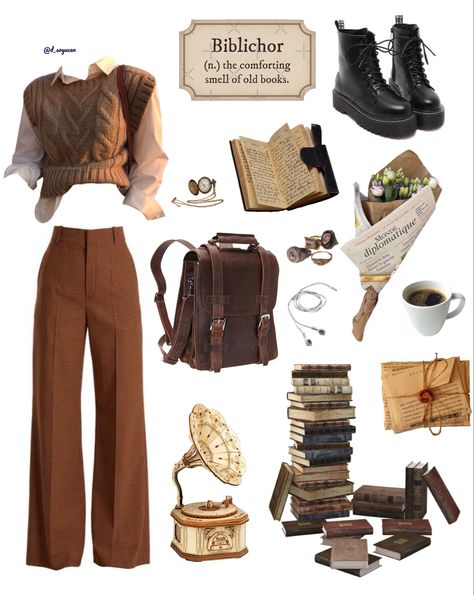 Bookcore Outfit, Coffe Outfits, Book Girl Outfits, Book Worms Aesthetic Outfit, Book Nerd Aesthetic Outfit, Bookstore Aesthetic Outfit, Castle Halls, Reading Outfits, Story Clothes