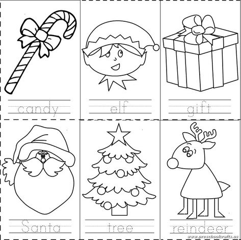 Christmas Worksheet for Preschool and Kindergarten - Preschool and Kindergarten Christmas Preschool Printables, Preschool Christmas Worksheets, Free Printable Christmas Worksheets, Christmas Worksheets Kindergarten, Christmas Worksheet, Ingles Kids, Christmas Math Worksheets, Christmas Learning, Christmas Units