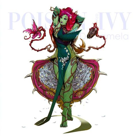 Poison Ivy Character, Female Cosplay Ideas, Poison Ivy Dc Comics, Superhero Villains, Dc Villains, Out Of The Blue, My Followers, Superhero Design, Poison Ivy